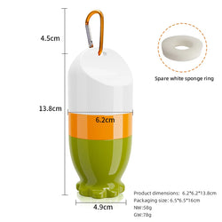 1pc Portable Sunscreen Applicator Bottle with Roll-On Sponge