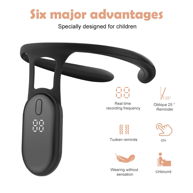 Smart Posture Corrector Device Posture Training Realtime Scientific Back Posture Correct Neck Hump Corrector Adult Kid Health