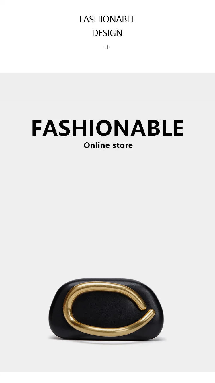 Gold Metal Closure Box Clutch Bag Women Evening Wedding Party Cute Purse Bag Handbag Dark Red Beige 2025 Spring New Fashion