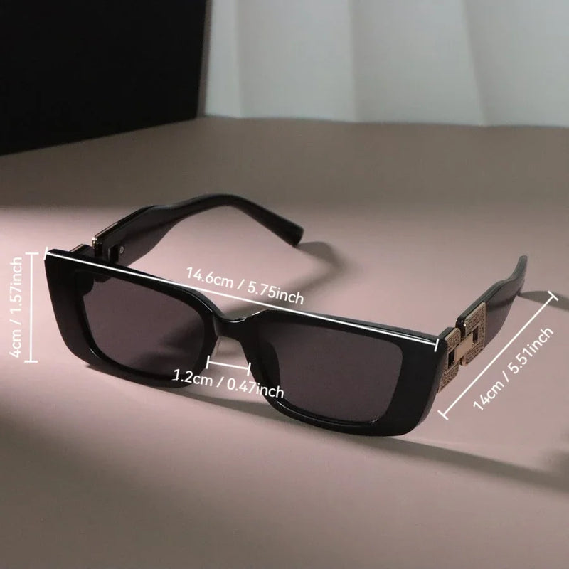 Classic Square Designer Sunglasses Women Men Small Frame Mirror Sun Glasses Female Male Outdoor Trendy Brand Oculos De Sol