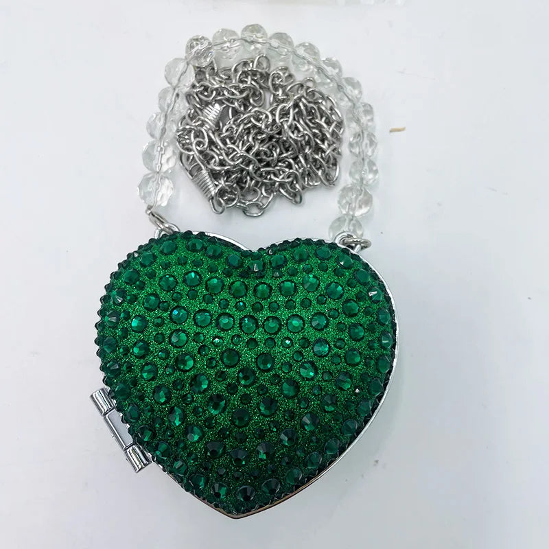 Simple Conch Dinner Bag Women's Shoulder Messenger Crossbody Bag Fun Personality Metal Chain Clutch Acrylic Shell Phone Bags Hot