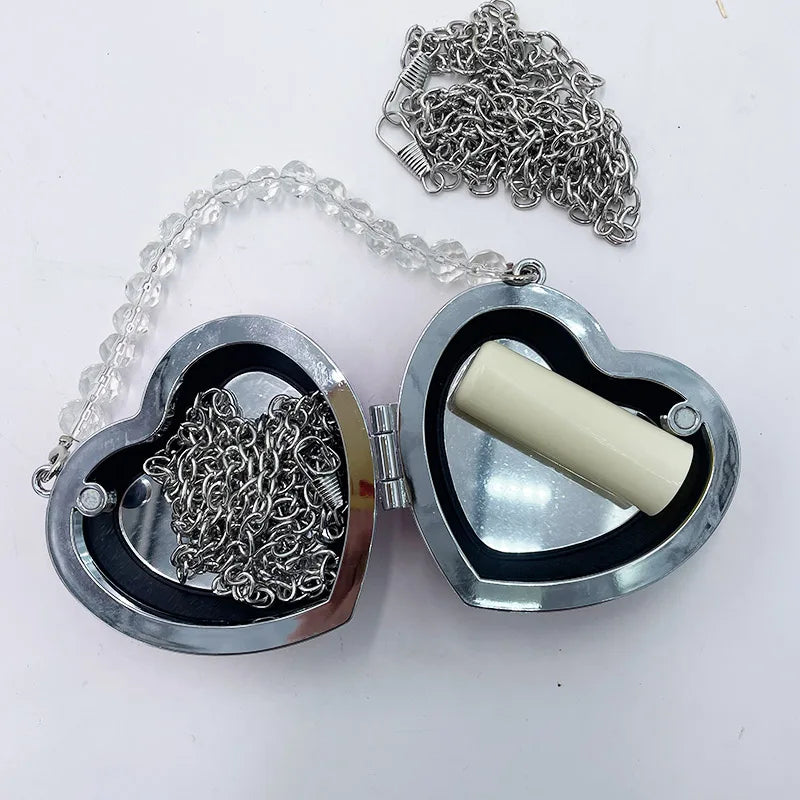 Simple Conch Dinner Bag Women's Shoulder Messenger Crossbody Bag Fun Personality Metal Chain Clutch Acrylic Shell Phone Bags Hot