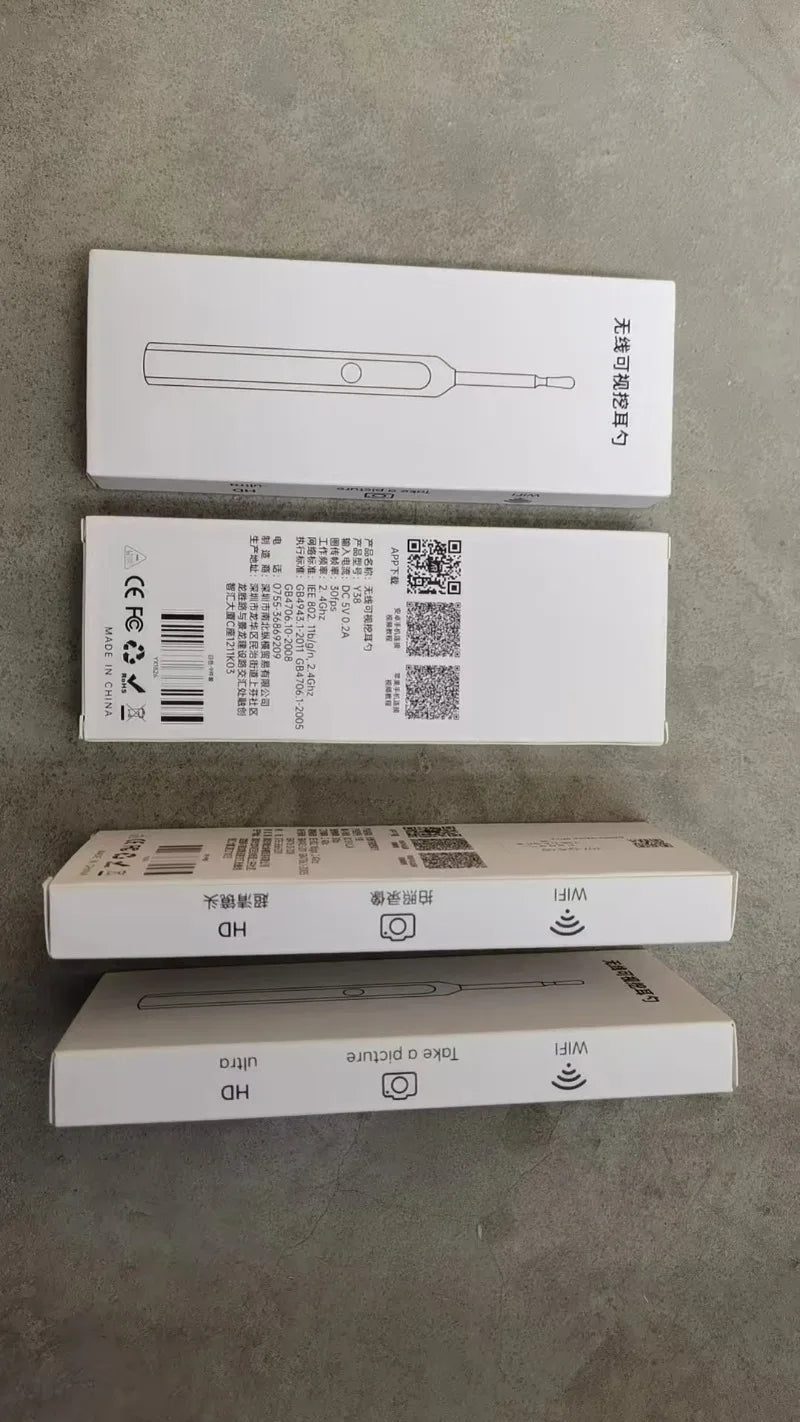 Smart Visual Ear Sticks Otoscope Endoscope Wax Removal Tool Earpick Mini Camera Health Care Ear Cleaner