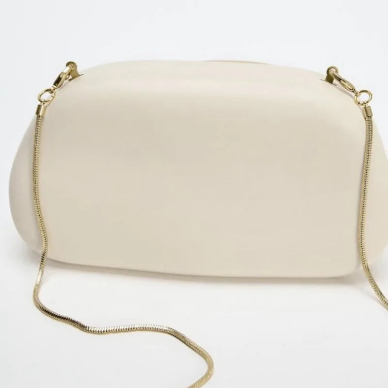 Gold Metal Closure Box Clutch Bag Women Evening Wedding Party Cute Purse Bag Handbag Dark Red Beige 2025 Spring New Fashion