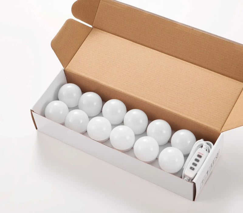 8/10/12 USB Wall Bulbs Nordic Vanity Mirror Fill Light Adjustable Luminance LED  String for All Pretty 3 Colors Dimmable Light