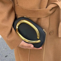 Metal Clutch Bag