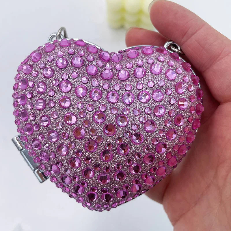 Simple Conch Dinner Bag Women's Shoulder Messenger Crossbody Bag Fun Personality Metal Chain Clutch Acrylic Shell Phone Bags Hot