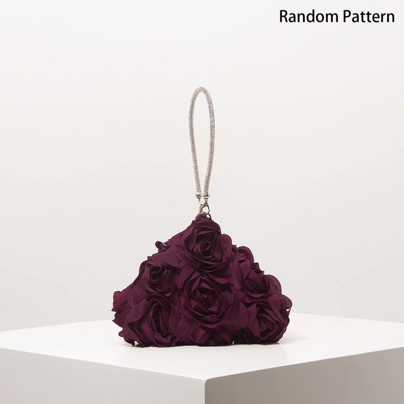 Mini Purse,Bridal Patry,Floral Bag,Prom Bag,Novelty Bag,Cartera Para Mujer Elegante,Wedding Items,Gifts for Women,Valentine Day