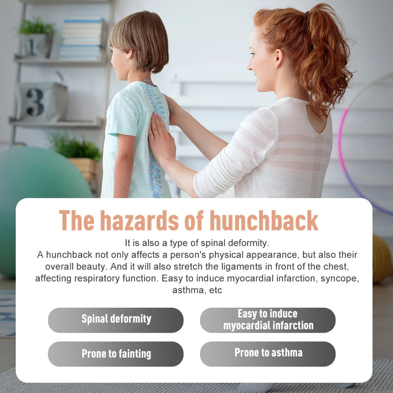 Smart Posture Corrector Device Posture Training Realtime Scientific Back Posture Correct Neck Hump Corrector Adult Kid Health